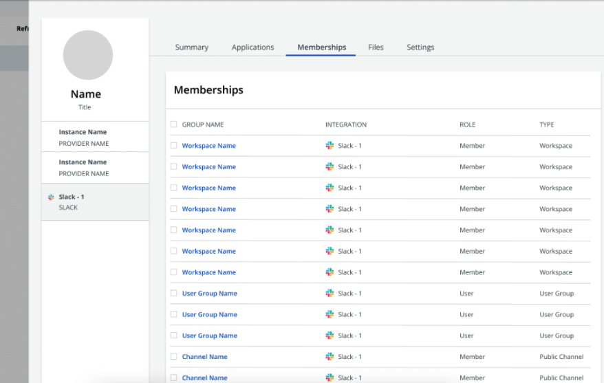 managing channel membership via User360