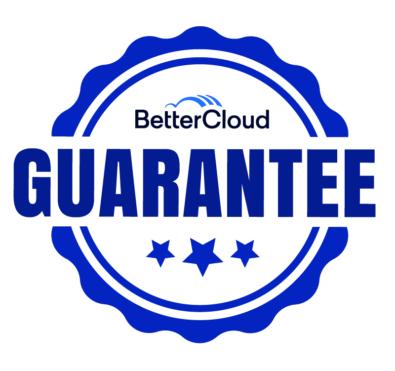 BetterCloud Guarantee stamp