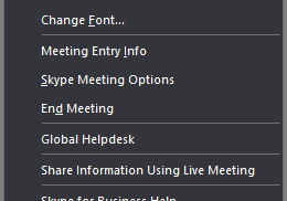 Skype for Business Record a Meeting