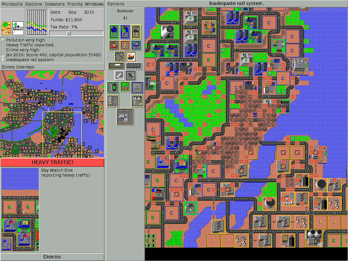 SimCity 1989 screenshot