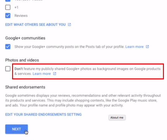 Google Apps Privacy checkup 5_with callout